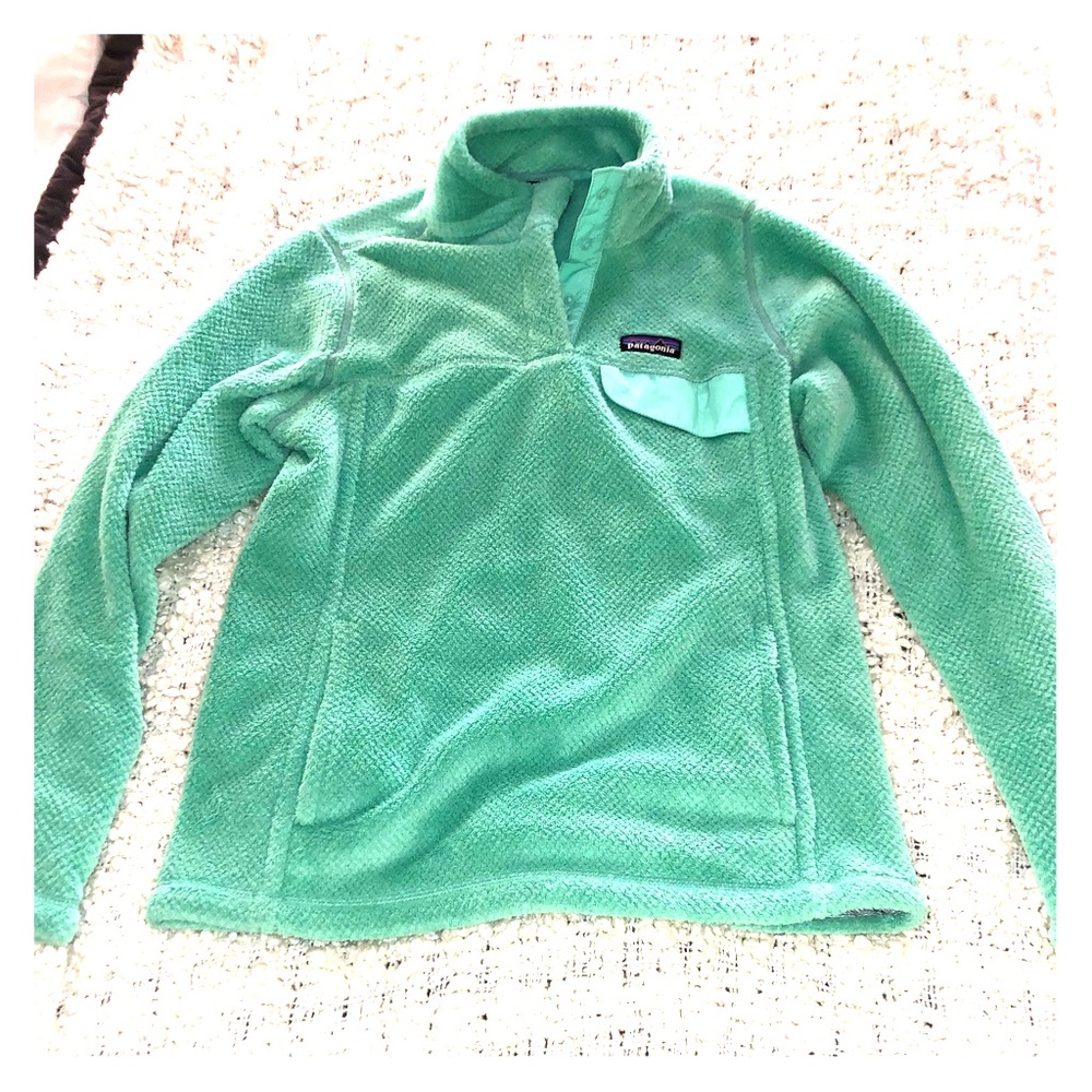 Patagonia Re Tool Snap Vjosa Green Fleece Medium